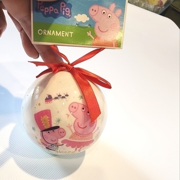 NWT Peppa Pig Christmas‎ Ornament Set of Two - Picture 2 of 11